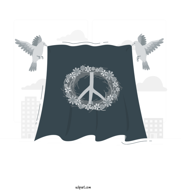 Free Holidays Design Symbol For World Peace Day Clipart Transparent Background