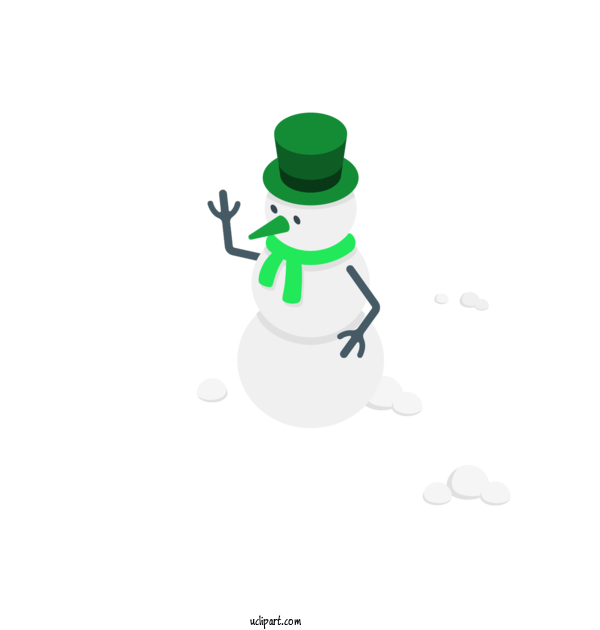Free Nature Snowman Christmas Day Logo For Winter Clipart Transparent Background