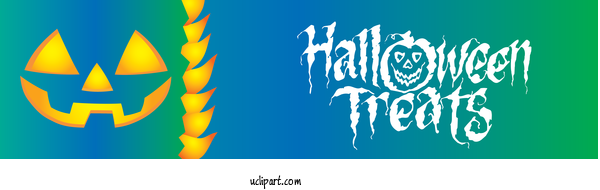 Free Holidays Logo Poster Font For Halloween Clipart Transparent Background