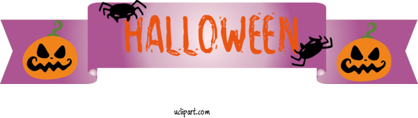 Free Holidays Orange Pumpkin Logo For Halloween Clipart Transparent Background