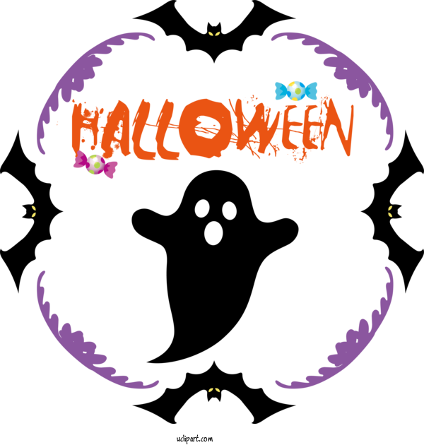 Free Holidays Logo Character Meter For Halloween Clipart Transparent Background