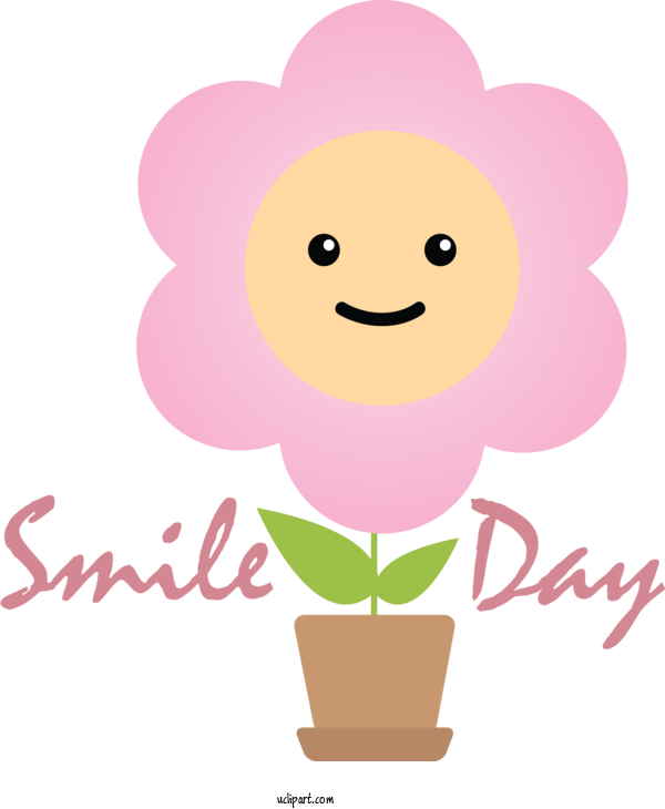 Free Holidays DaVinci Teeth Whitening  Flower For World Smile Day Clipart Transparent Background