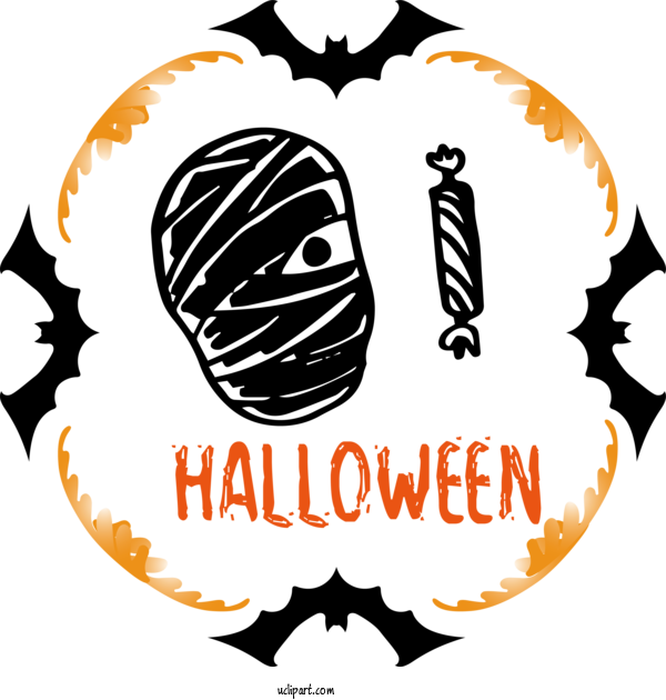 Free Holidays Logo Symbol Meter For Halloween Clipart Transparent Background