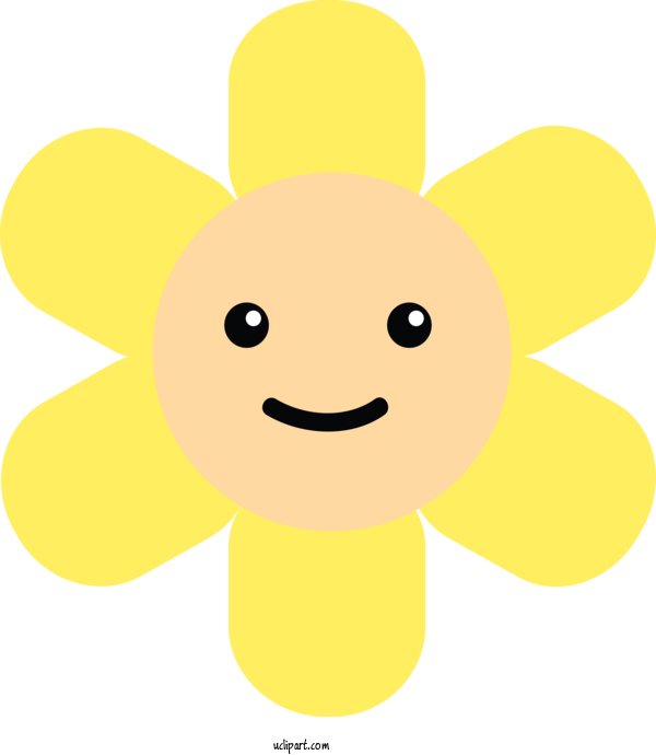 Free Icons Flower Smiley Yellow For Emoji Clipart Transparent Background