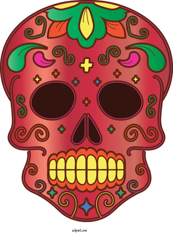 Free Holidays Festival De Las Calaveras Day Of The Dead Drawing For Day Of The Dead Clipart Transparent Background