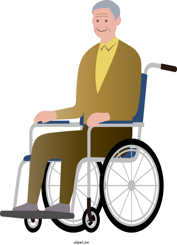 Free People Motorized Wheelchair Chair Sitting For Elderly Clipart Transparent Background
