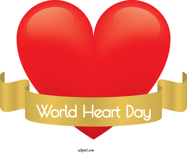 Free Holidays Logo Valentine's Day Heart For World Heart Day Clipart Transparent Background