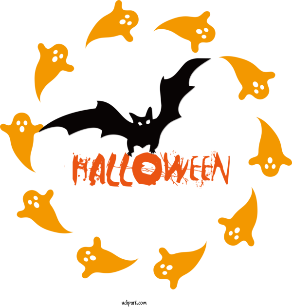 Free Holidays Birds Logo Cartoon For Halloween Clipart Transparent Background