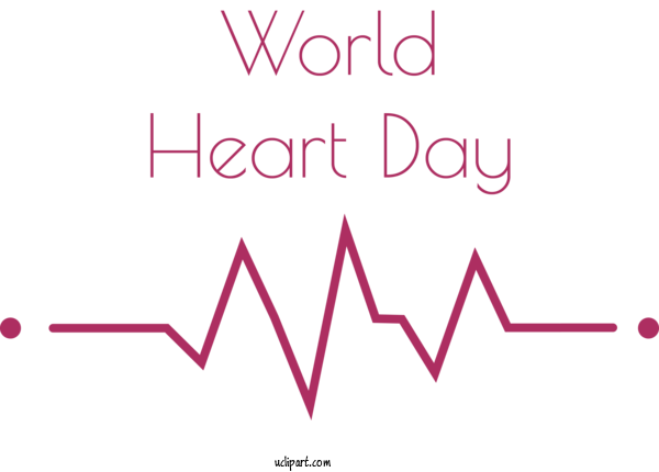 Free Holidays Logo Font Meter For World Heart Day Clipart Transparent Background