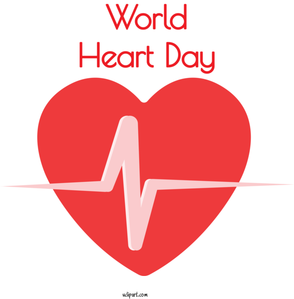 Free Holidays Logo Valentine's Day Heart For World Heart Day Clipart Transparent Background