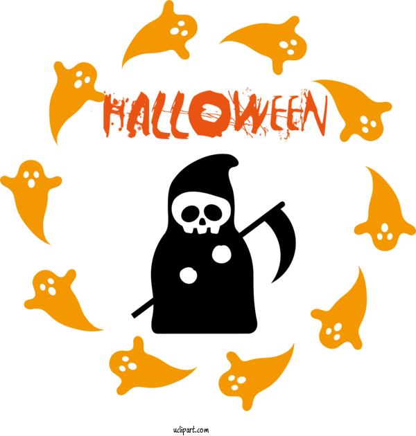 Free Holidays Logo Birds Beak For Halloween Clipart Transparent Background