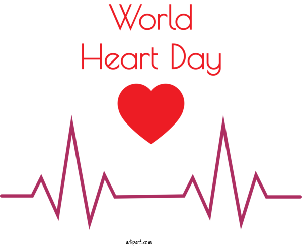 Free Holidays Logo Valentine's Day Line For World Heart Day Clipart Transparent Background