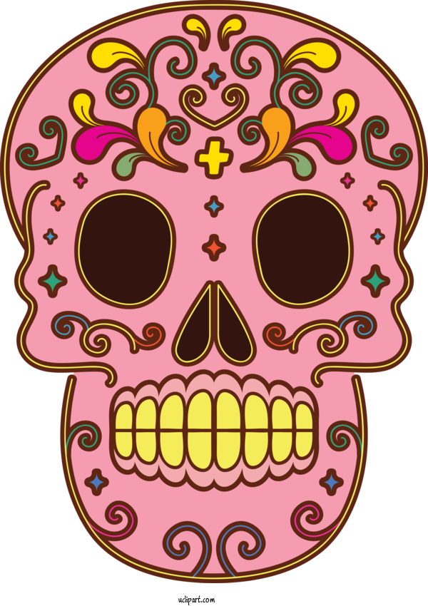 Free Holidays Watercolor Painting Drawing Line Art For Day Of The Dead Clipart Transparent Background