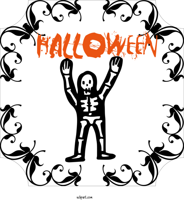 Free Holidays Visual Arts Design Line Art For Halloween Clipart Transparent Background