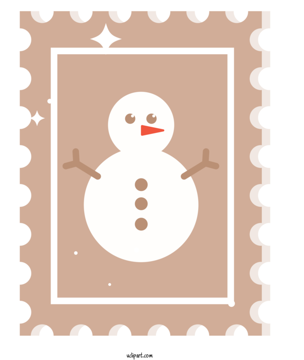 Free Holidays Icon Postage Stamp Mail For Christmas Clipart Transparent Background