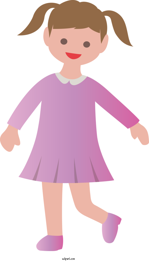 Free People Royalty Free Cartoon For Daughter Clipart Transparent Background