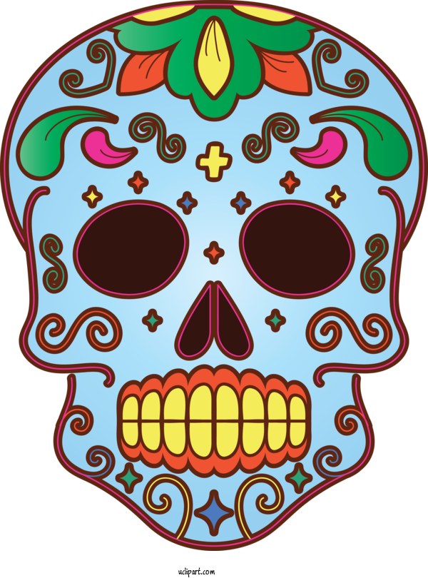 Free Holidays Drawing Watercolor Painting Day Of The Dead For Day Of The Dead Clipart Transparent Background