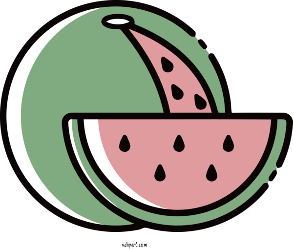 Free Food Watermelon Fruit Fruit For Fruit Clipart Transparent Background