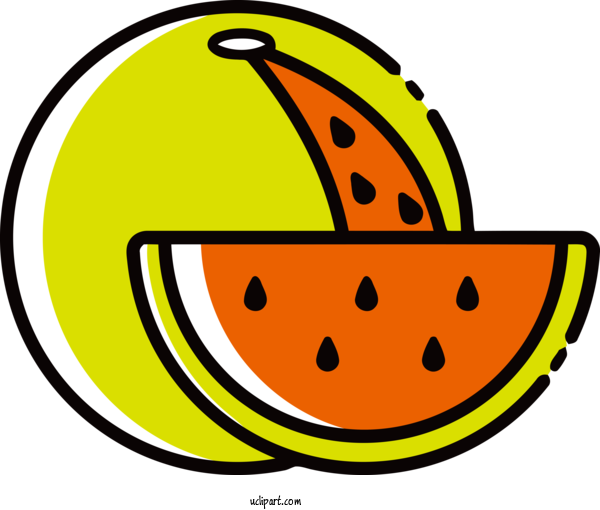 Free Food Watermelon Fruit Banaan For Fruit Clipart Transparent Background