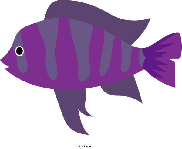 Free Animals Cartoon Fish Tail For Fish Clipart Transparent Background