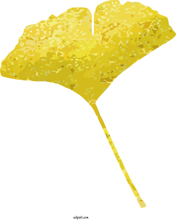 Free Nature Leaf Yellow Line For Autumn Clipart Transparent Background