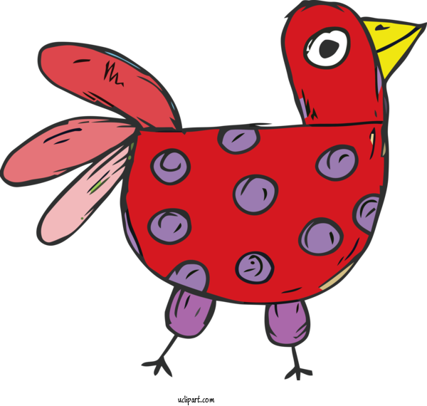 Free Animals Chicken Design Cartoon For Bird Clipart Transparent Background