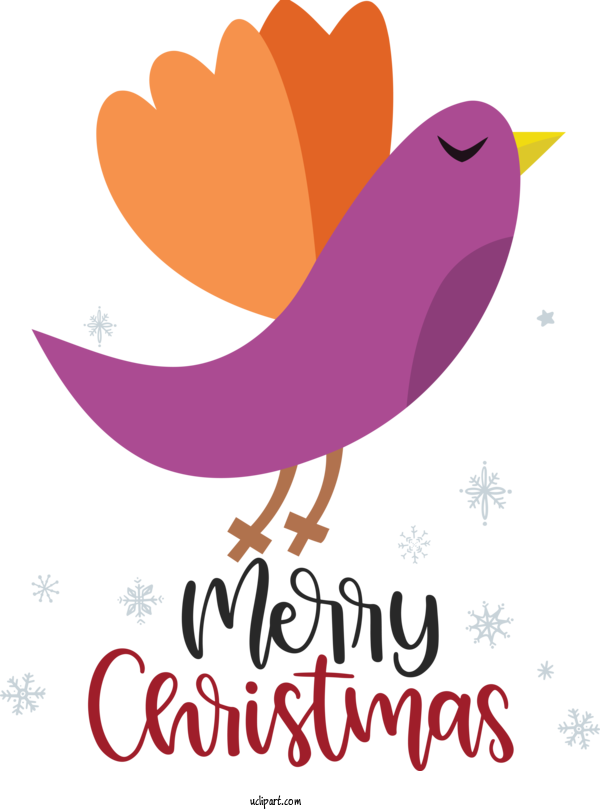 Free Holidays Birds Logo Beak For Christmas Clipart Transparent Background