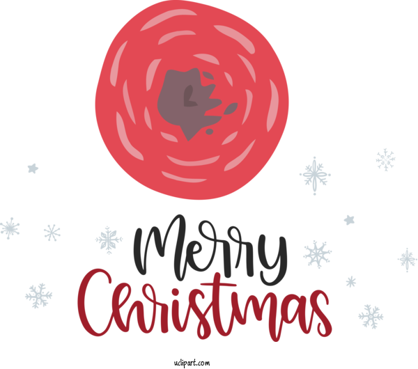 Free Holidays Logo Font Design For Christmas Clipart Transparent Background