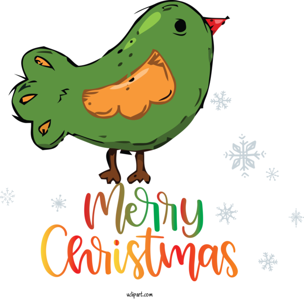 Free Holidays Birds Cartoon Beak For Christmas Clipart Transparent Background