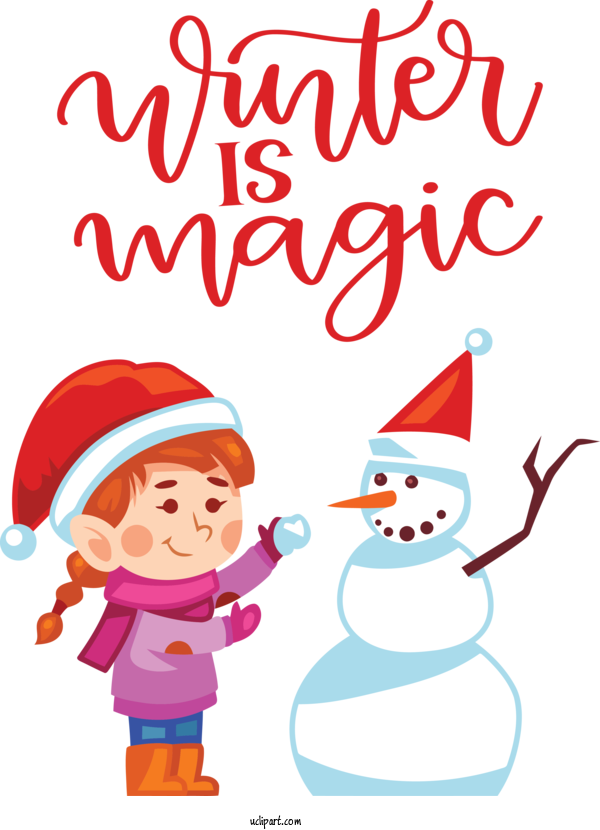 Free Nature Cartoon Christmas Day Logo For Winter Clipart Transparent Background