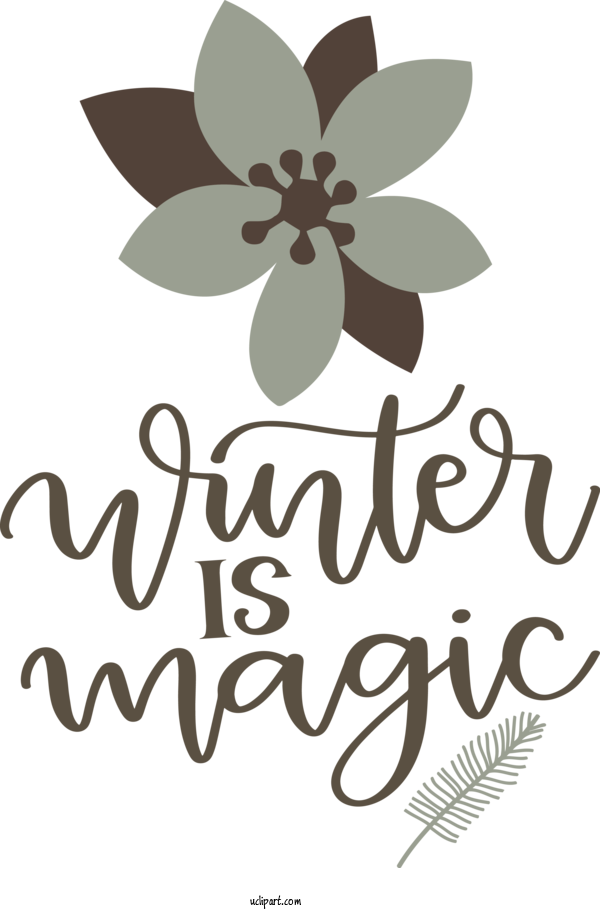 Free Nature Floral Design Flower Design For Winter Clipart Transparent Background