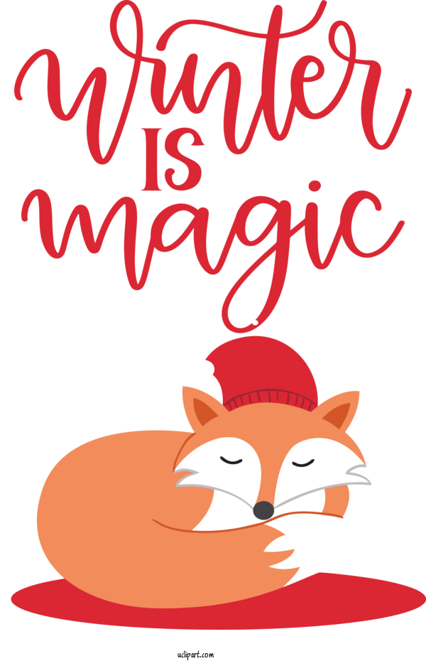 Free Nature Cat Red Fox Snout For Winter Clipart Transparent Background
