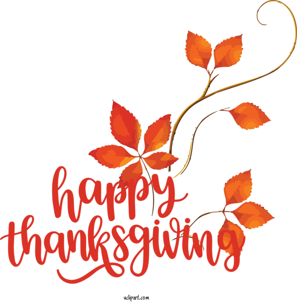 Free Holidays Cut Flowers Leaf Plant Stem For Thanksgiving Clipart Transparent Background