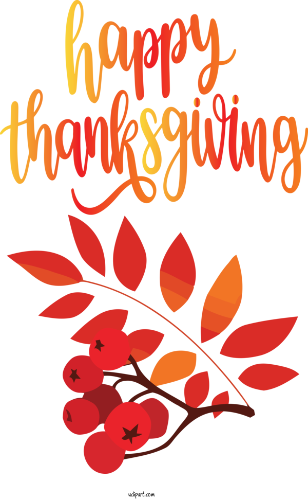 Free Holidays Floral Design Leaf Tree For Thanksgiving Clipart Transparent Background