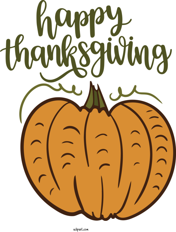 Free Holidays Flower Pumpkin Squash For Thanksgiving Clipart Transparent Background
