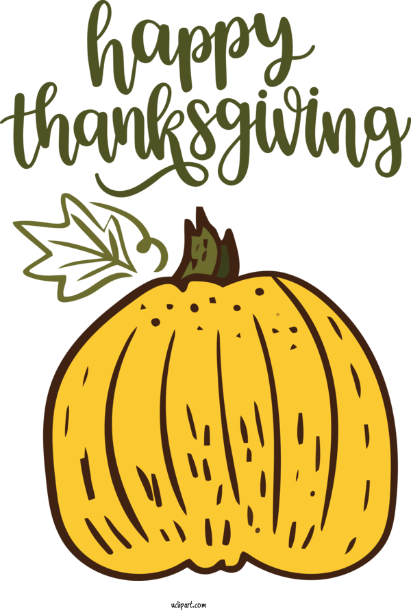 Free Holidays Flower Pumpkin Squash For Thanksgiving Clipart Transparent Background