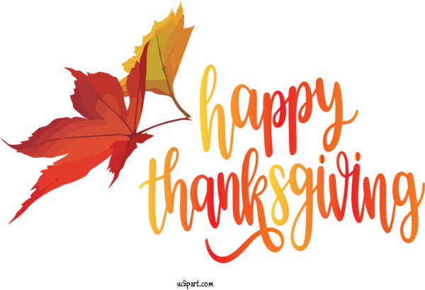 Free Holidays Leaf Logo Maple Leaf For Thanksgiving Clipart Transparent Background