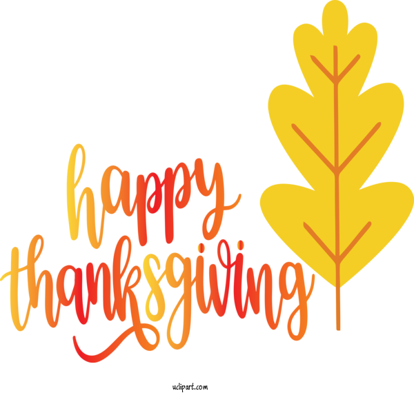 Free Holidays Logo Leaf Yellow For Thanksgiving Clipart Transparent Background