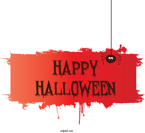 Free Holidays Logo Font Rectangle M For Halloween Clipart Transparent Background