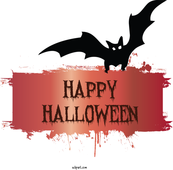 Free Holidays Logo Festival Poster For Halloween Clipart Transparent Background