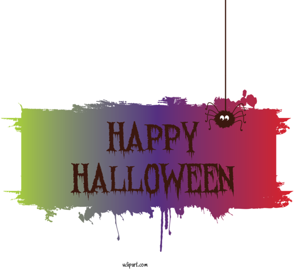 Free Holidays Logo Design Rectangle M For Halloween Clipart Transparent Background