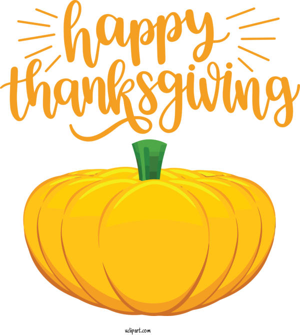 Free Holidays Calabaza Squash Winter Squash For Thanksgiving Clipart Transparent Background