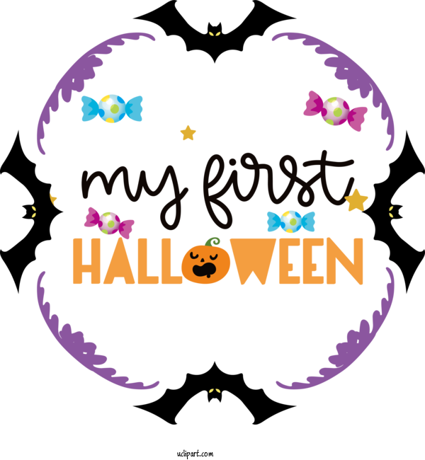 Free Holidays Line Art Watercolor Painting Cartoon For Halloween Clipart Transparent Background