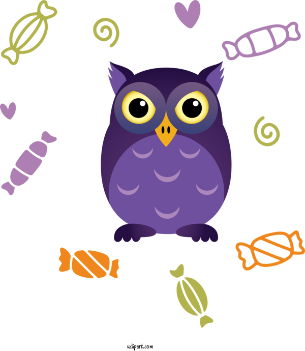 Free Holidays Owls Birds Beak For Halloween Clipart Transparent Background