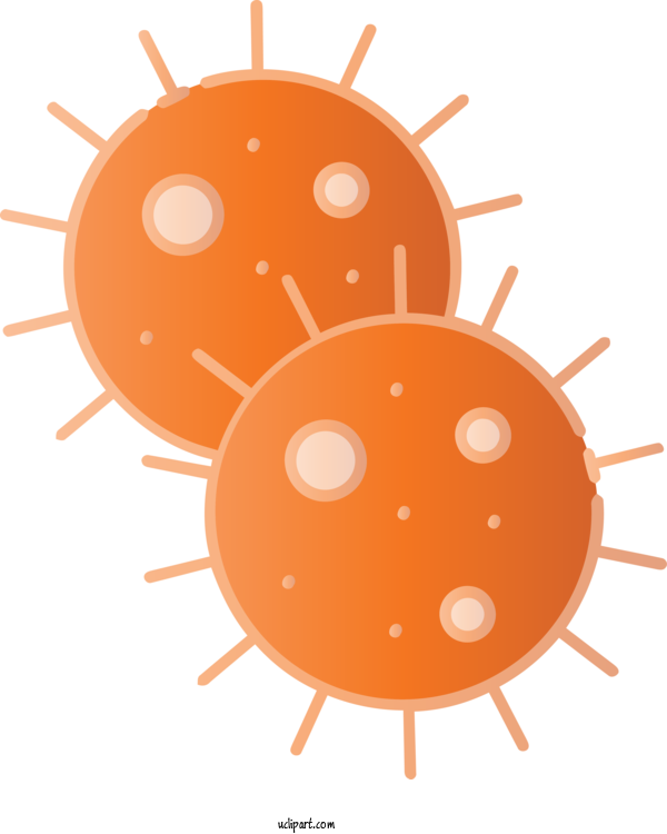 Free Medical Virus Orange Magenta For Virus Clipart Transparent Background