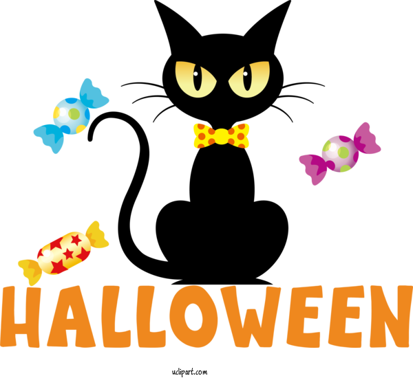 Free Holidays Kitten Siamese Cat Persian Cat For Halloween Clipart Transparent Background