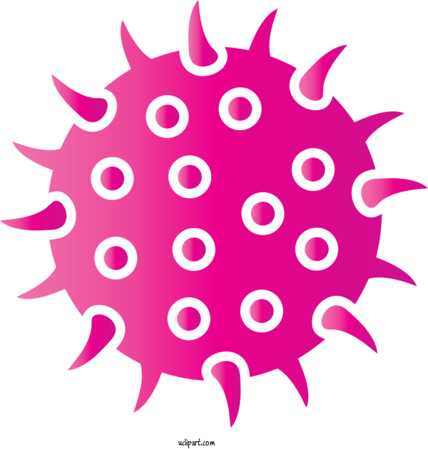 Free Medical Icon Design Coronavirus For Virus Clipart Transparent Background