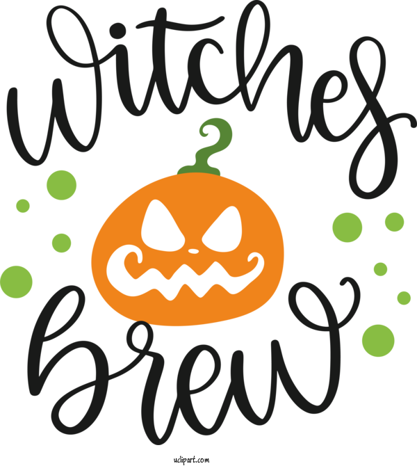 Free Holidays Logo Smiley Text For Halloween Clipart Transparent Background