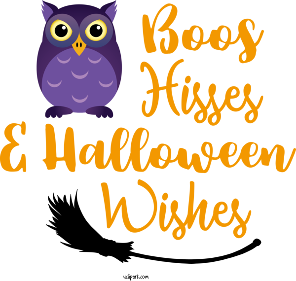 Free Holidays Beak Logo Birds For Halloween Clipart Transparent Background