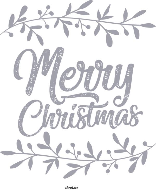 Free Holidays Calligraphy Christmas Day Text For Christmas Clipart Transparent Background